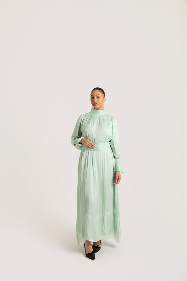 Cuffed Long Sleeved Dress