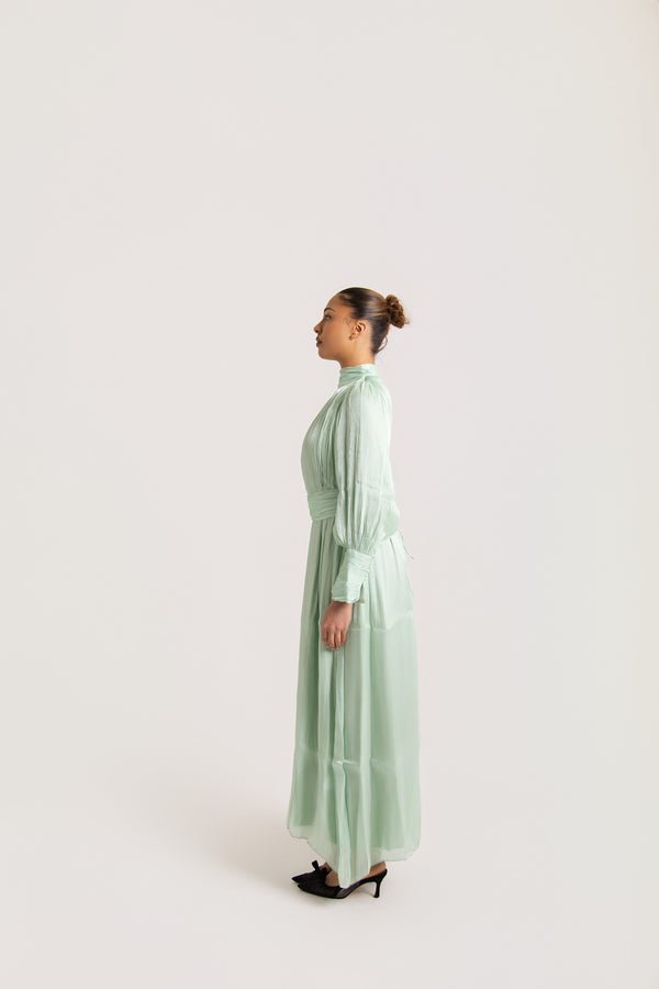Cuffed Long Sleeved Dress