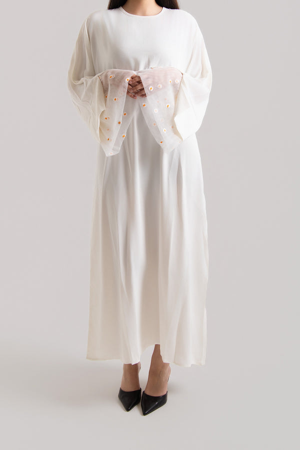 Daisy Flared Sleeved Abaya