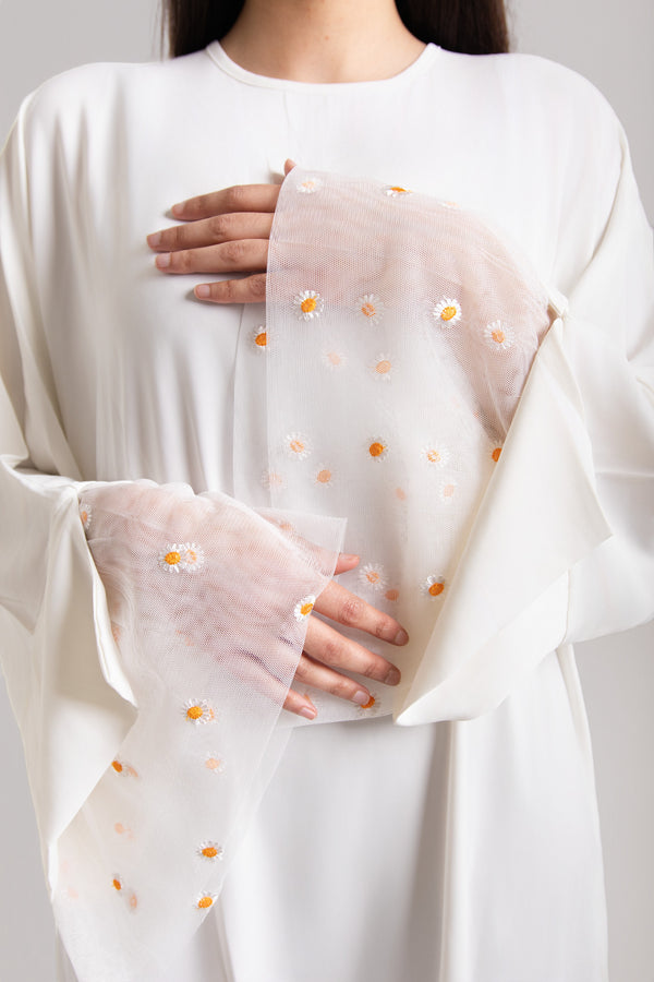 Daisy Flared Sleeved Abaya