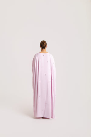 Embellished Caped Abaya
