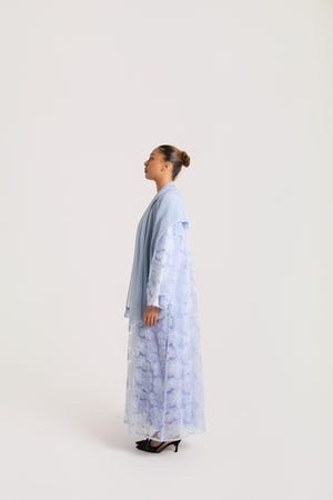 Flower Mesh Abaya