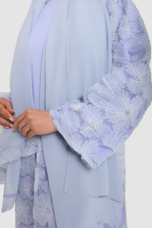 Flower Mesh Abaya