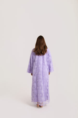 Flower Mesh Abaya