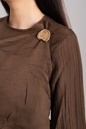 Full Sleeve Wrinkle Abaya
