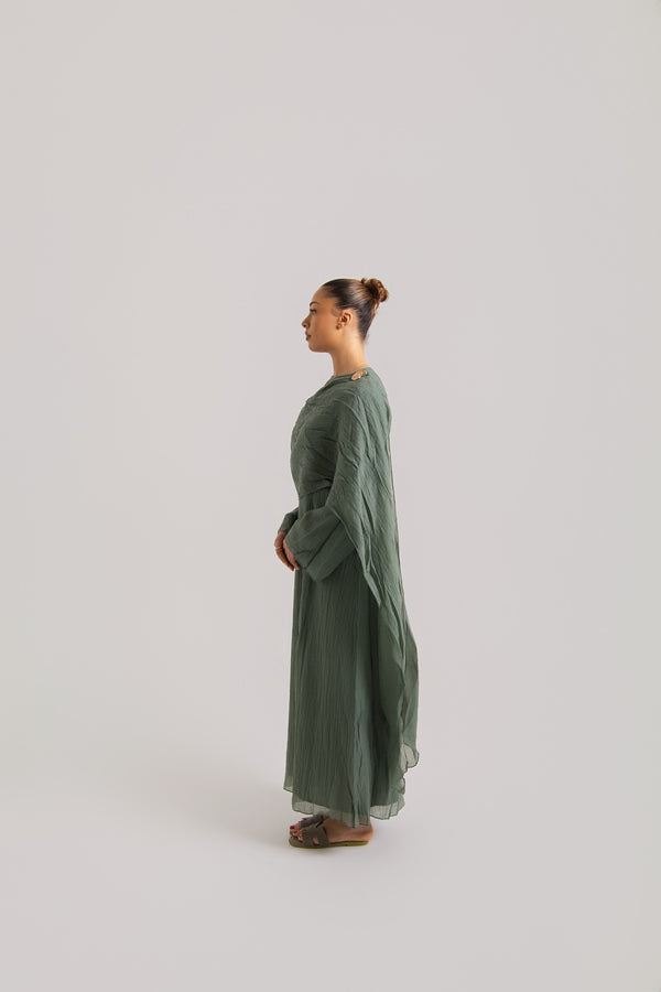 Full Sleeve Wrinkle Abaya