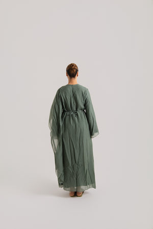 Full Sleeve Wrinkle Abaya