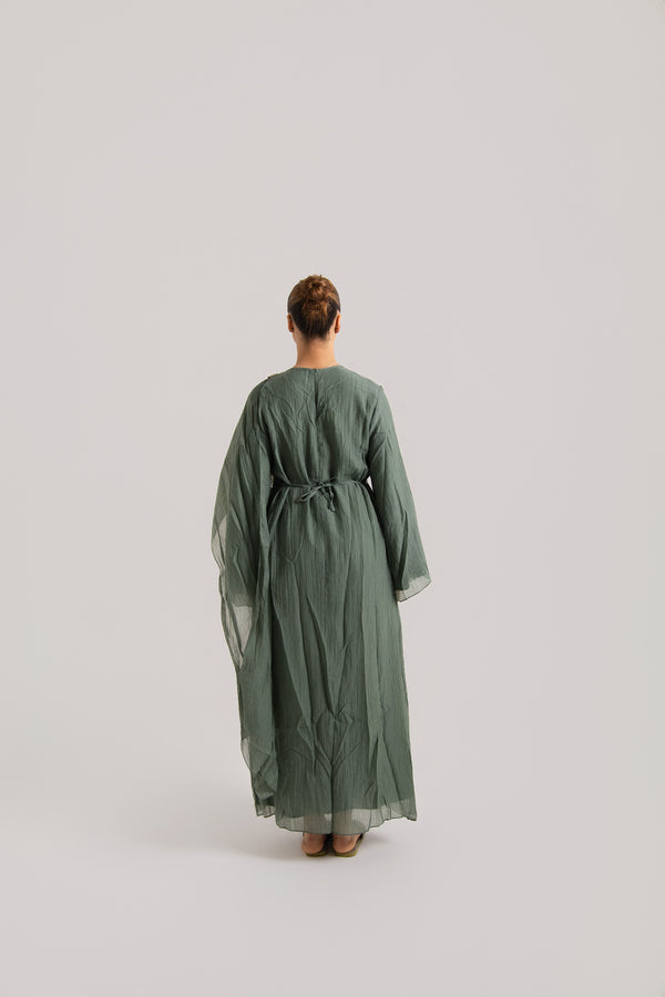 Full Sleeve Wrinkle Abaya