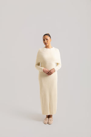 Long Knit Full Sleeved Dress