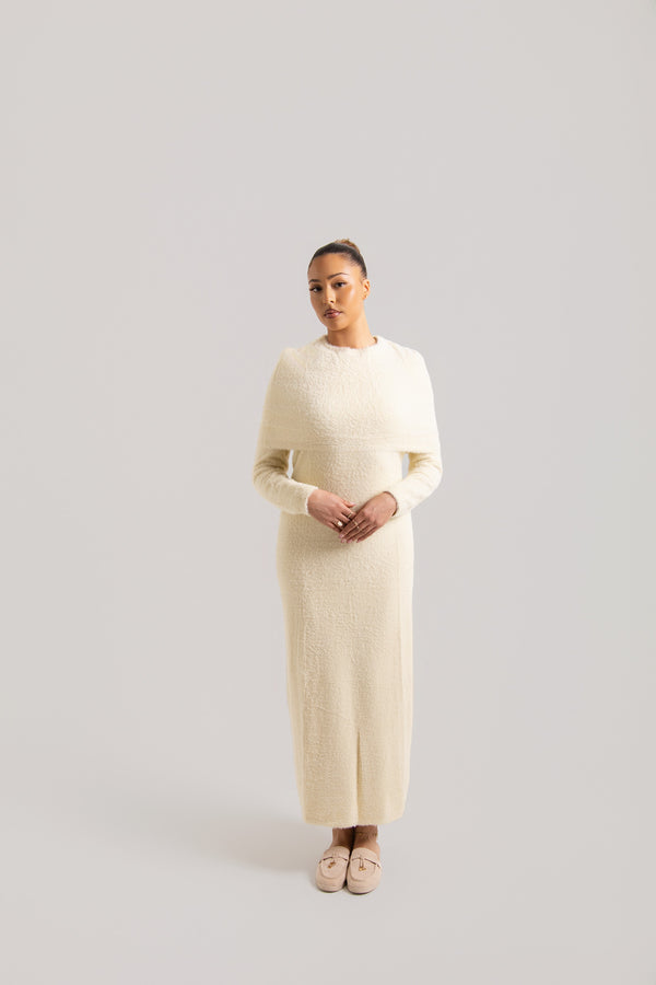 Long Knit Full Sleeved Dress