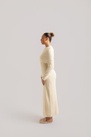 Long Knit Full Sleeved Dress