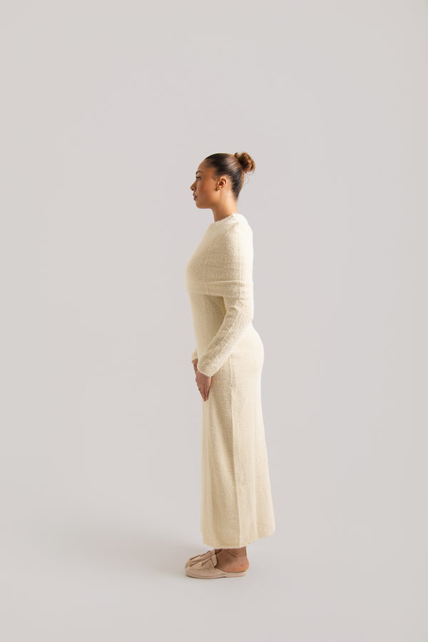 Long Knit Full Sleeved Dress