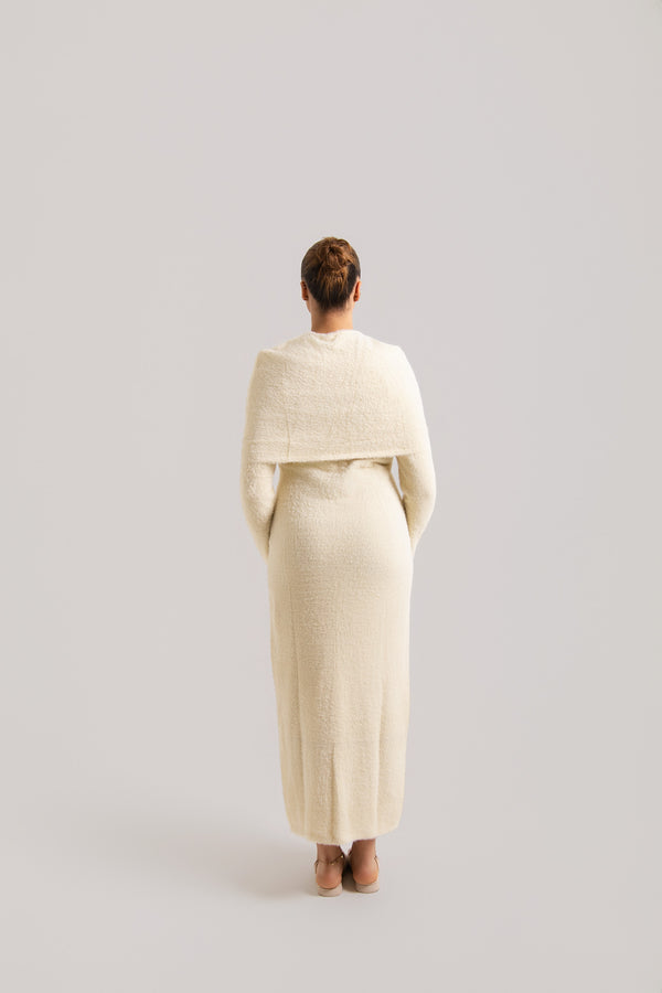 Long Knit Full Sleeved Dress