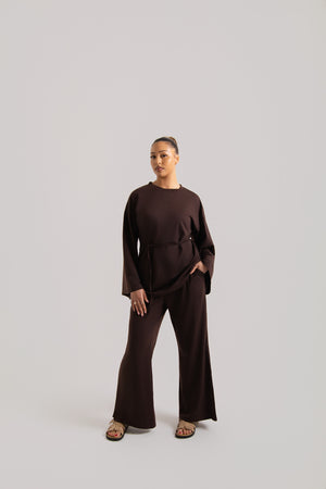 Mocha Two-piece set
