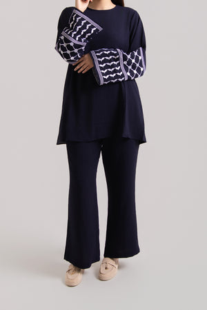 Patterned Long Sleeved Co-Ord Set