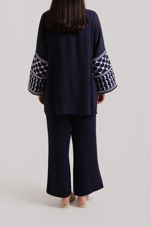 Patterned Long Sleeved Co-Ord Set