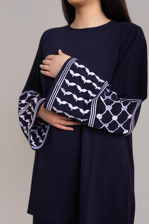 Patterned Long Sleeved Co-Ord Set