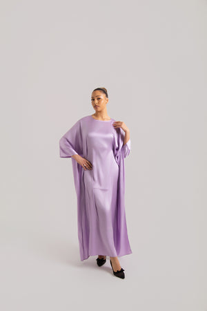 Regal Butterfly Abaya with Hidden Belt