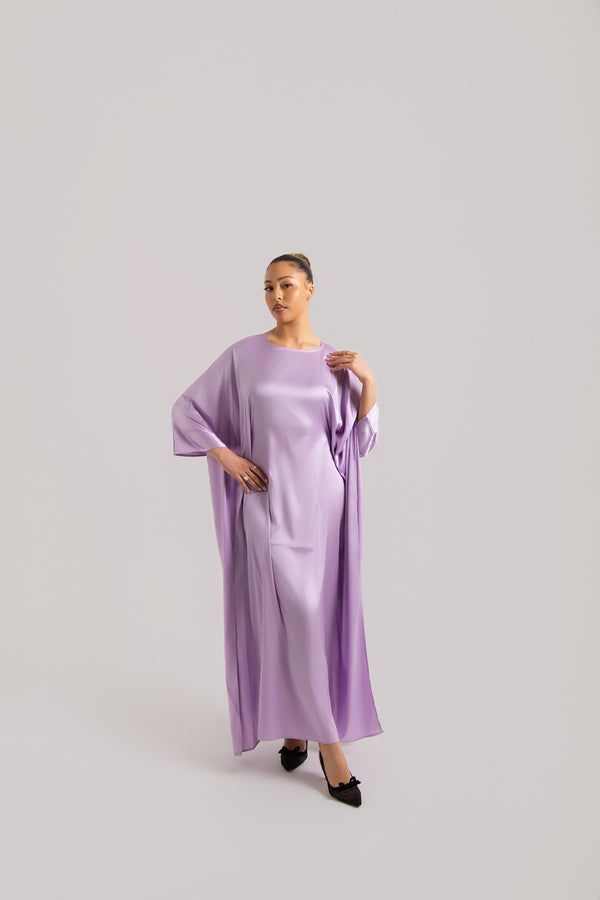 Regal Butterfly Abaya with Hidden Belt