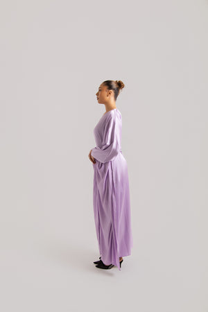 Regal Butterfly Abaya with Hidden Belt