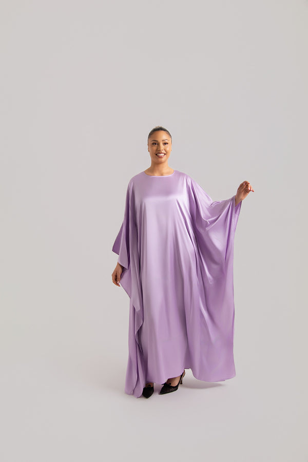 Regal Butterfly Abaya with Hidden Belt