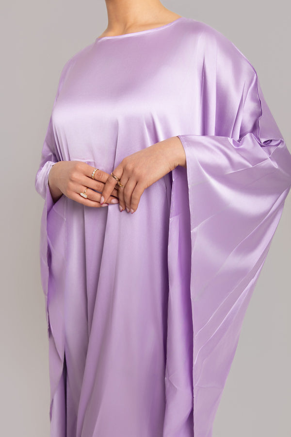Regal Butterfly Abaya with Hidden Belt