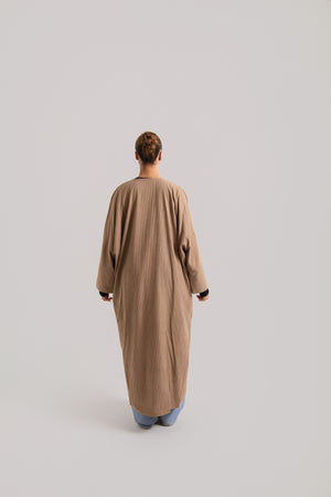 Ribbon Front Tie Abaya