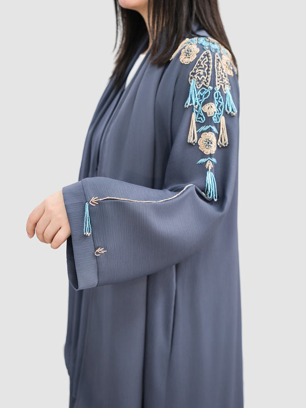 Wide Sleeved Embellished Abaya